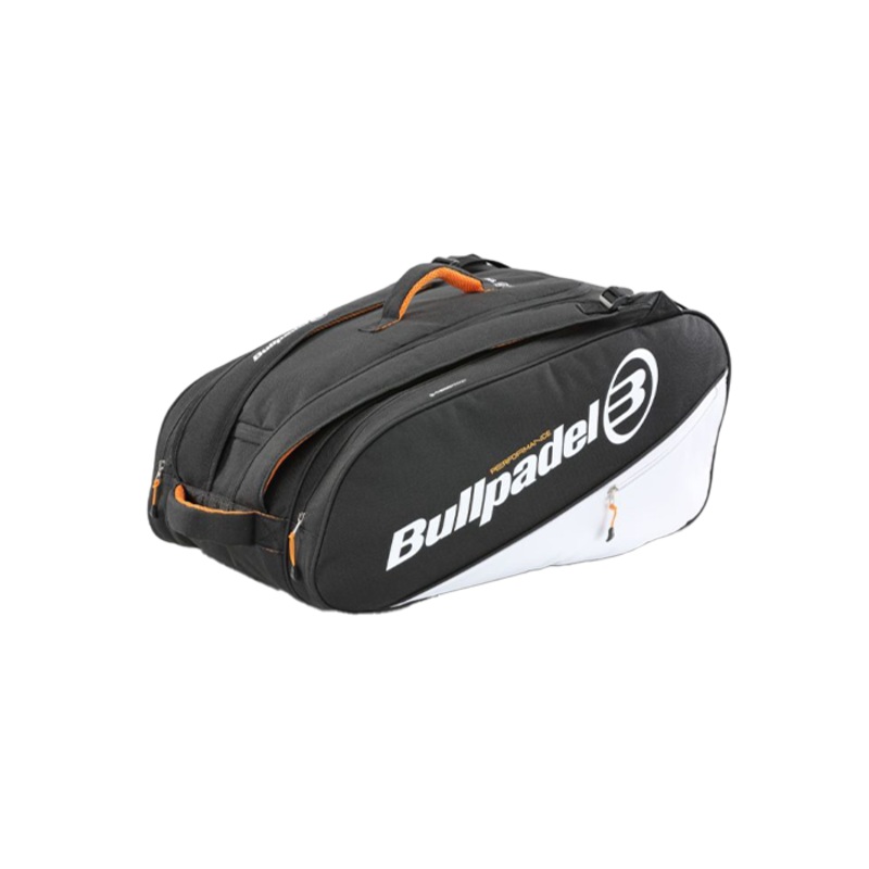 Paletero Bullpadel Performance Negro/Blanco 2025