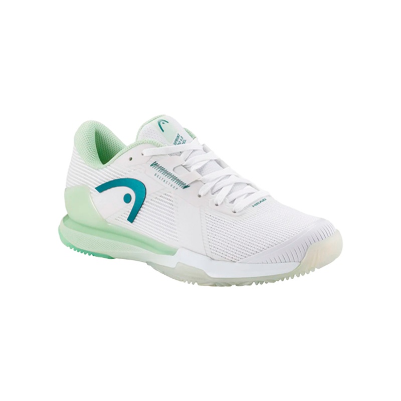 Zapatillas HEAD Sprint Pro 4.0 Padel Women White/Green 2025