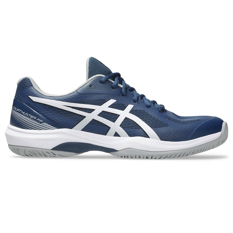 Asics Court Hunter FF Men’s Indoor Court Shoe – Mako Blue/Gravel