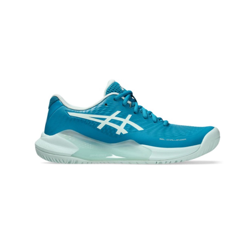 Asics Womens Gel-Challenger 14 Clay Tennis Shoes Teal Blue and Soothing Sea