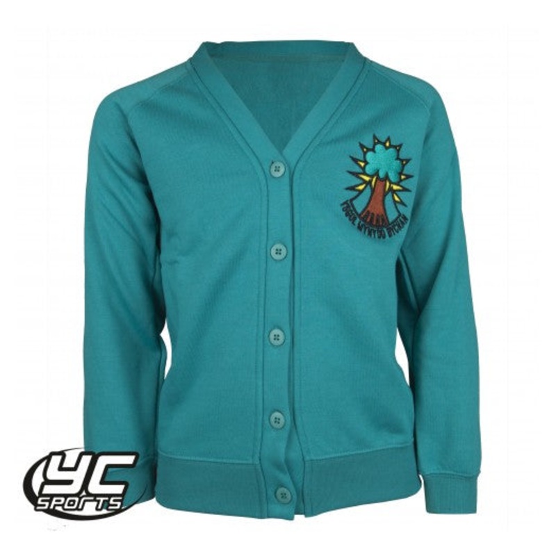 Ysgol Mynydd Bychan Green Cardigan