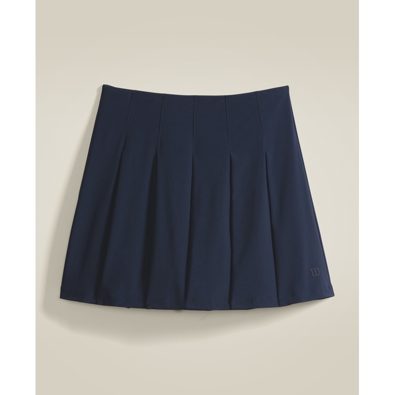 Wilson Classic Pleated Skirt Women – Navy
