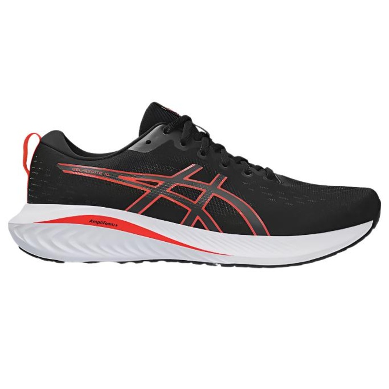 Asics Gel Excite 10 Mens Running Shoes – Black/ True Red
