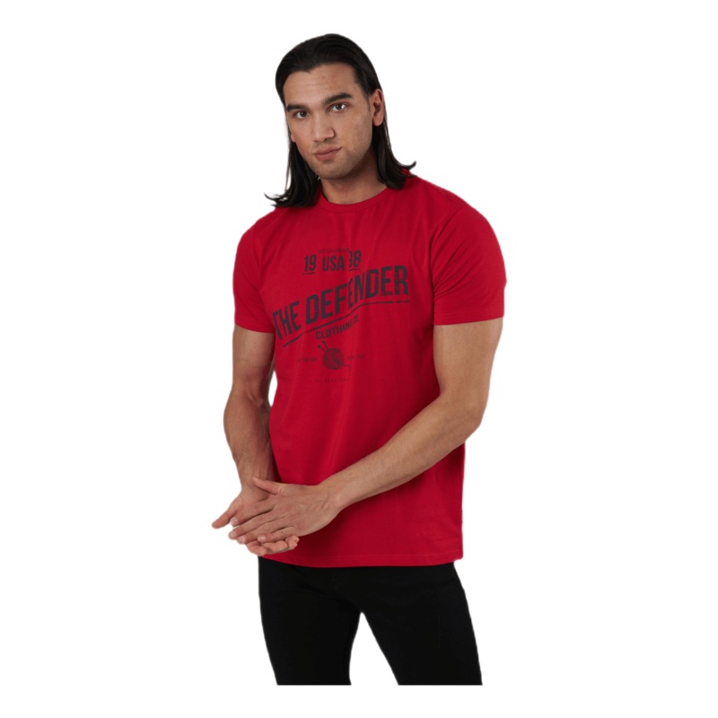 August Tee Red|S|M|L|XL|XXL