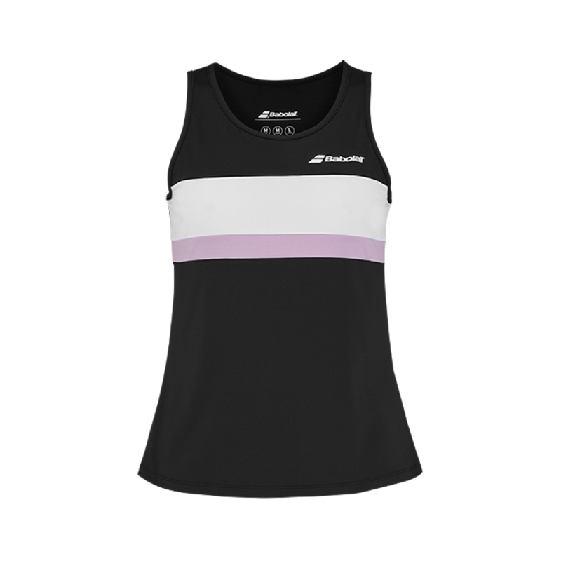 Camiseta Babolat Tank Top Black/Black Woman 2025