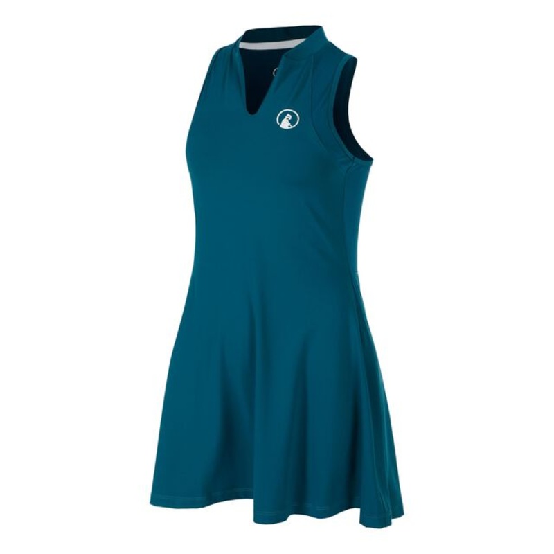 Create Ace Dress Women – Petrol, White