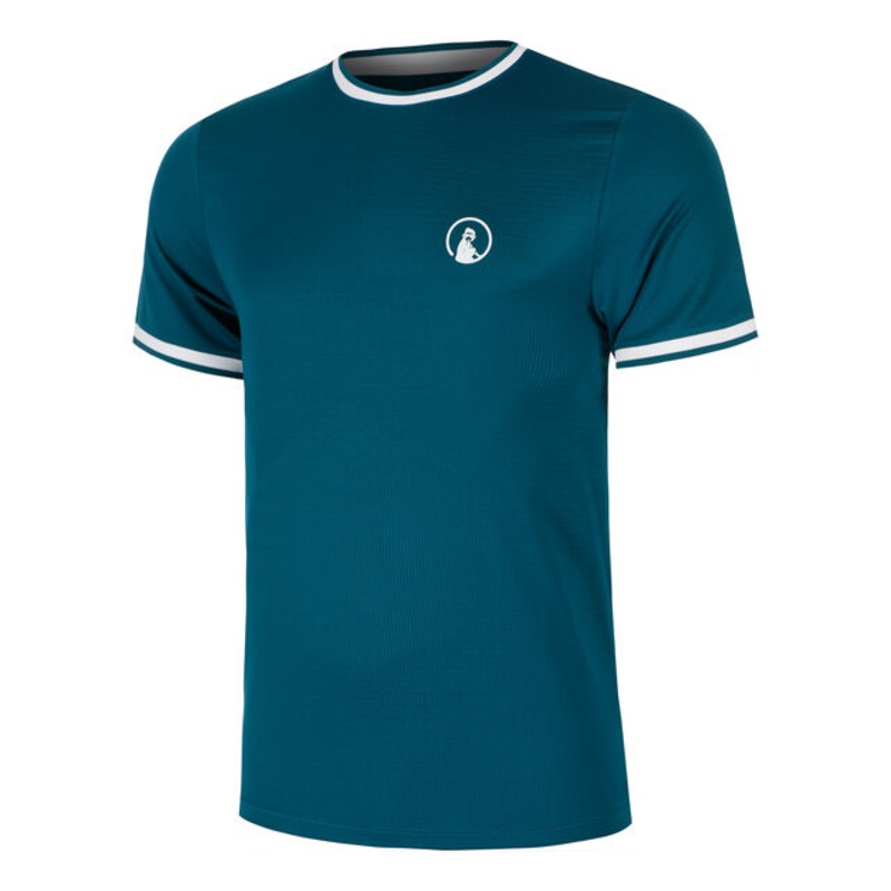 Create Break Ringer T-Shirt Men – Petrol, White