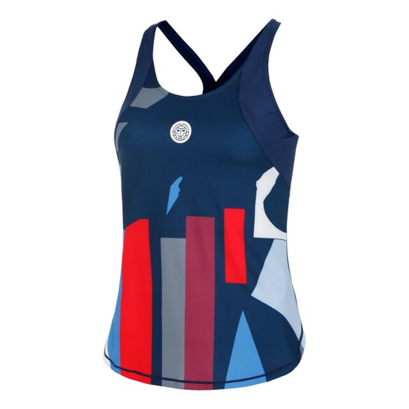 New York 2024 Tank Top Women – Dark Blue, Multicoloured