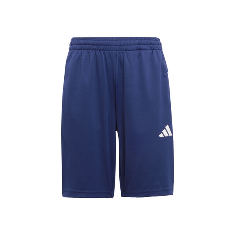 Training Essentials 3 Stripes 8in Shorts Kids – Dark Blue, White