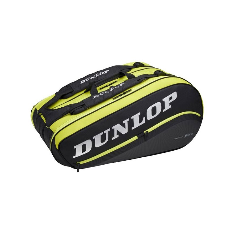 Dunlop SX Performance 12 Tennis Racket Thermo Bag – Black/Yellow
