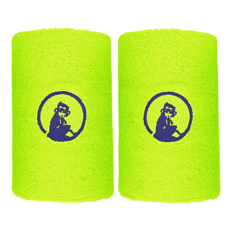 Long Wristband 2 Pack-Neon Green,Dark Blue