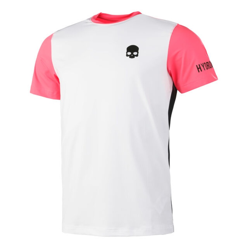 Tech Team T-Shirt Men – White, Pink