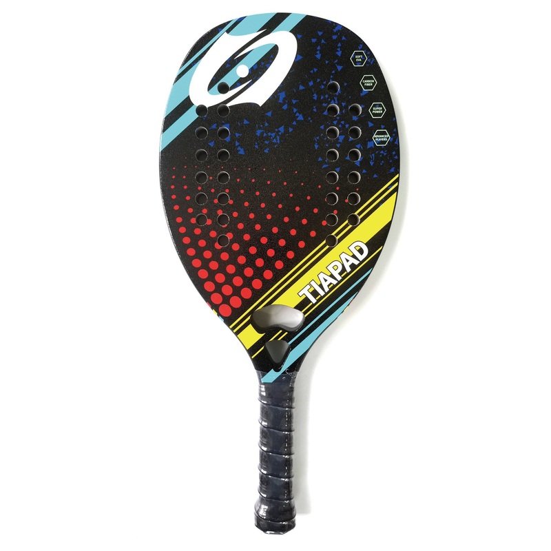 Beach Tennis Paddle Racket Carbon Fiber with EVA Memory Foam Core Tennis Padel