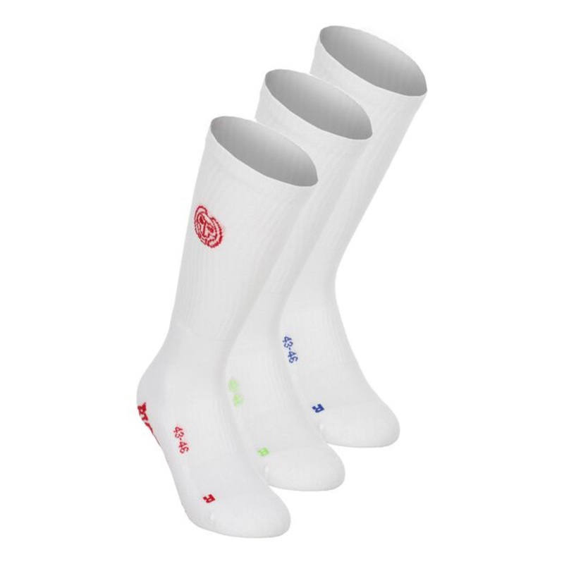 Crispy White Crew Move Tennis Socks – White