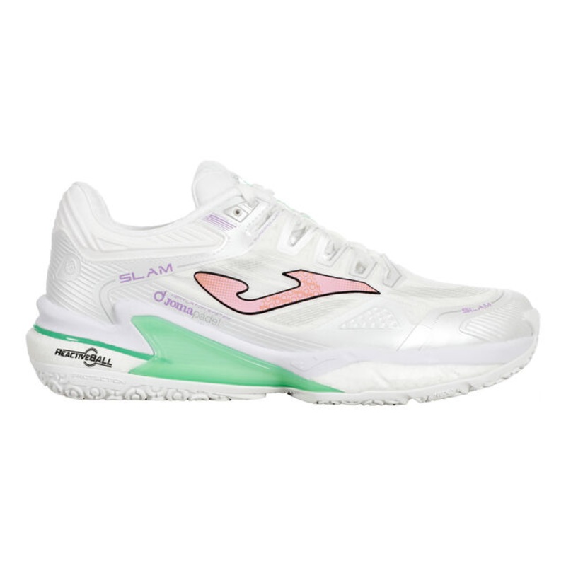 Slam Padel Shoe Women – White, Pink