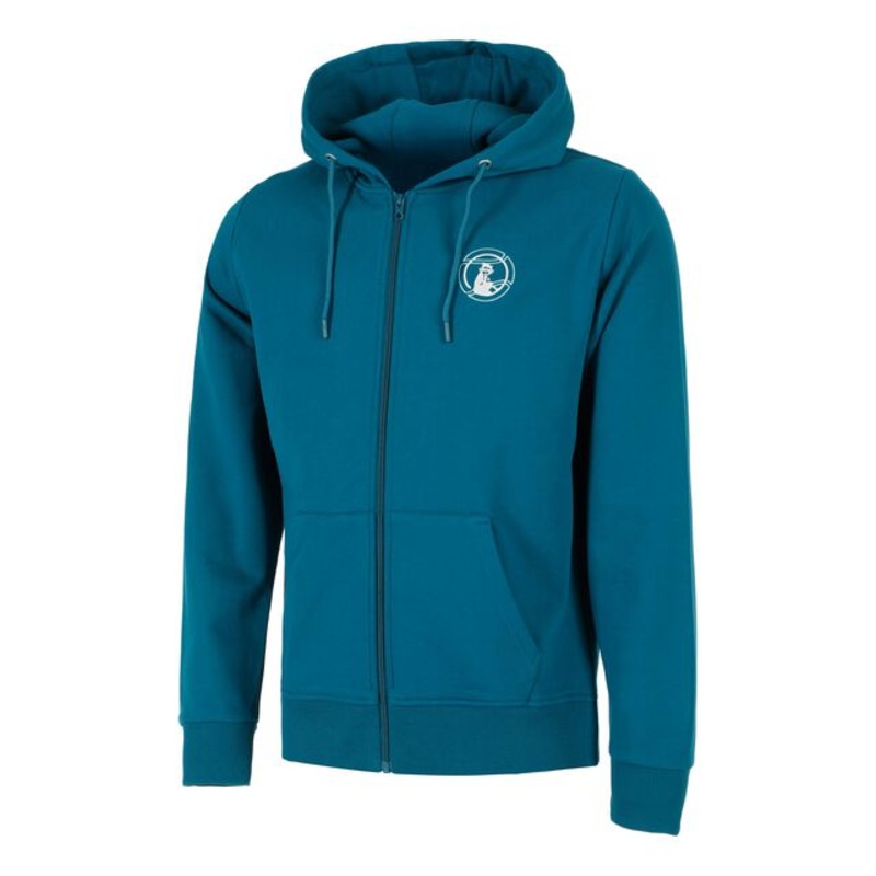 Create Bracket Zip Hoodie Men – Petrol, Multicoloured