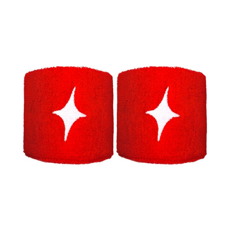 Wristband 2 Pack Unisex – red, white