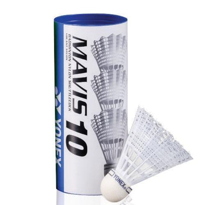 Yonex Mavis 10 Shuttlecocks – White (3 Pk)