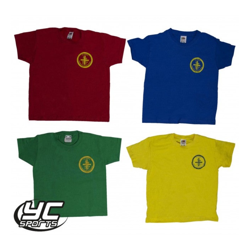 All Saints Primary School PE T-Shirt (Choose House Colour)