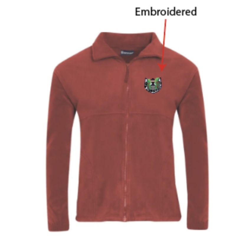Ysgol Coed Y Gof Fleece|Red|3/4|5/6|7/8|9/10|11/12|13|S|M