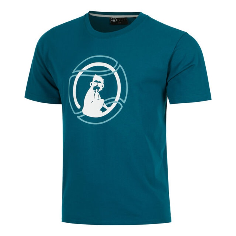 Create Bracket T-Shirt Men – Petrol, Multicoloured
