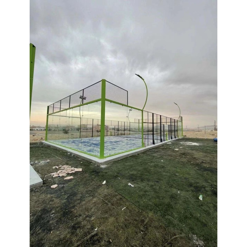 Superior Panoramic Padel Tennis Court Full Set Outdoor Padel Ball Court