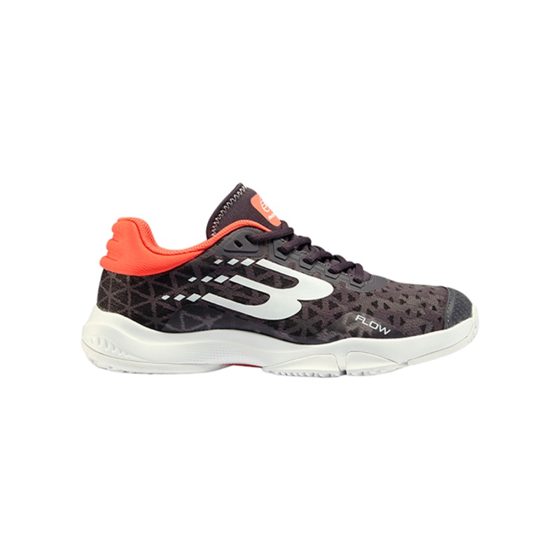 Zapatillas Bullpadel Flow 24I Gris oscuro/Naranja