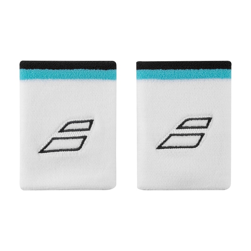 Babolat Terry Jumbo Wristband Unisex – White/Blue