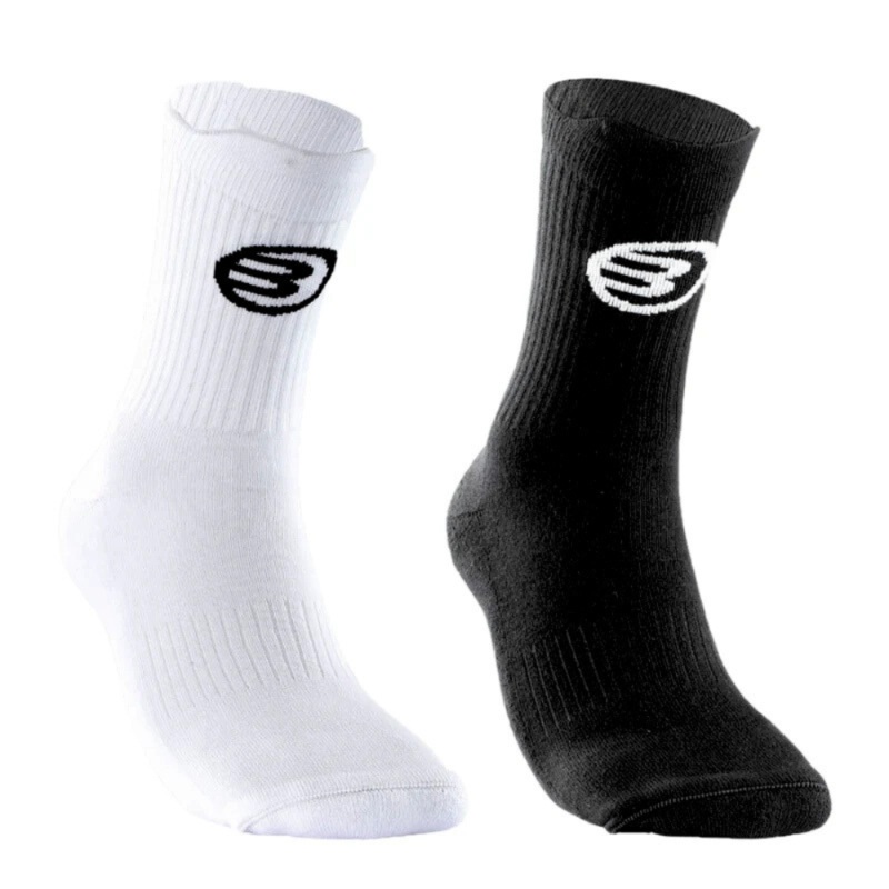 Bullpadel BP253 Black and White Socks x2
