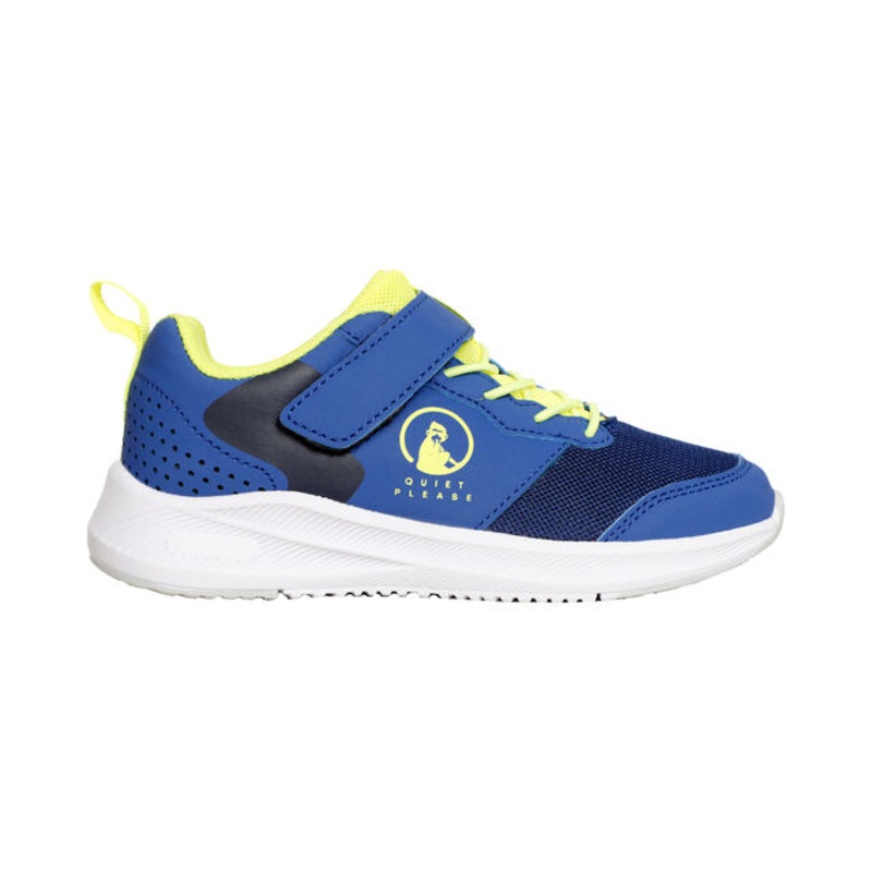 Courtstyler Velcro All Court Shoe Kids – Blue, Yellow