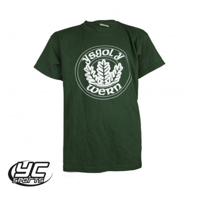 Ysgol Y Wern PE T Shirt|3/4|5/6|7/8|9/11|12/13|S|M|BOTTLE GREEN
