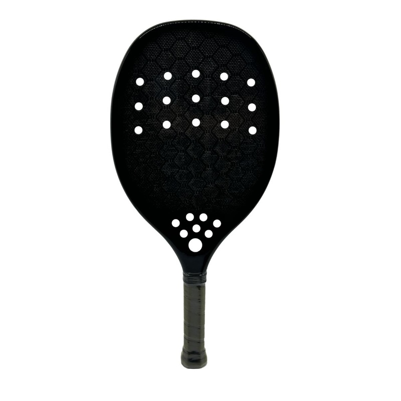 3K Fiberglass Beach Tennis Racket Is Suitable for Middle and High-End Players.