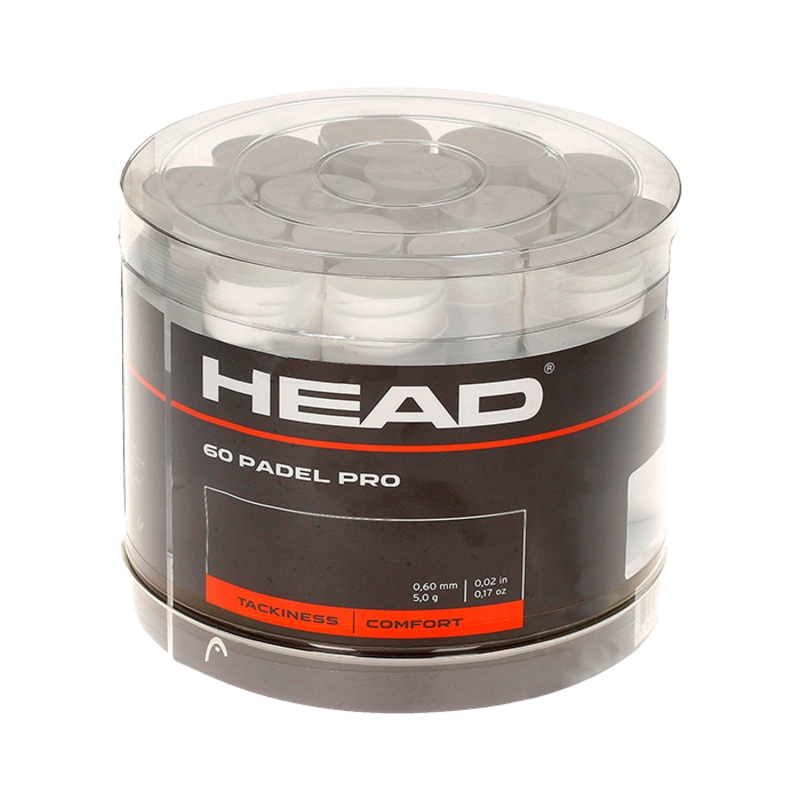 Tambor Overgrips HEAD Padel Pro Blanco (x60)
