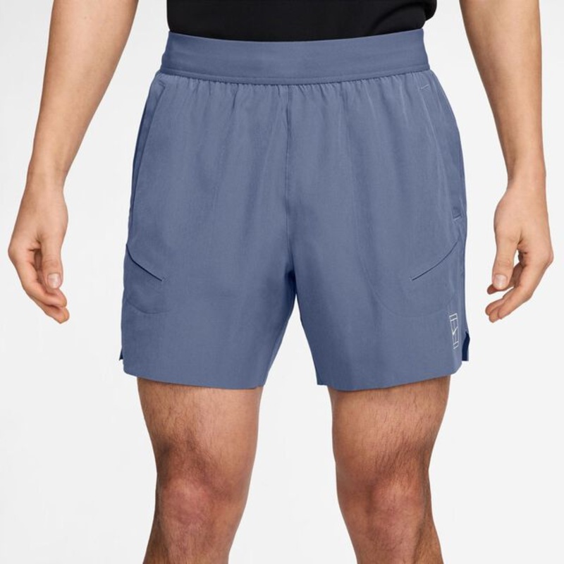 Court Dri-Fit Advantage 6in Shorts Men – Blue Grey, White