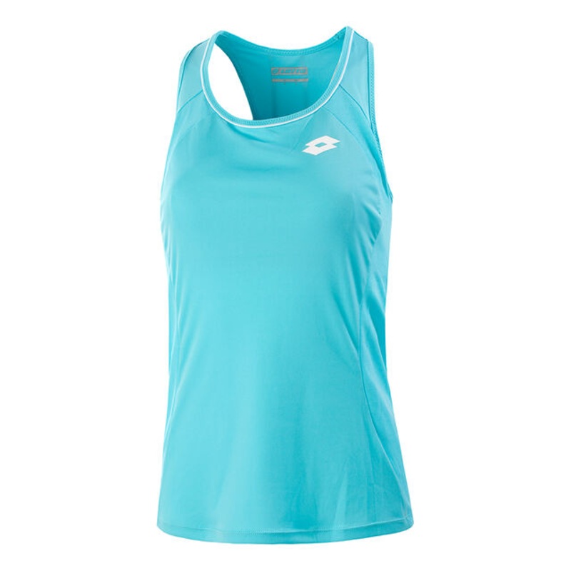 Squadra Tank Top Women – Light Blue, White