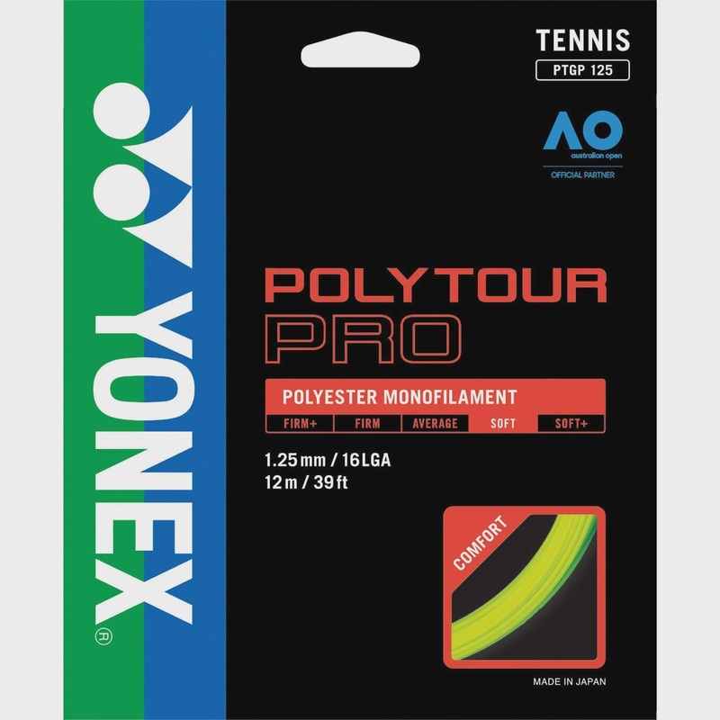 Yonex Poly Tour Pro Tennis String-Yellow