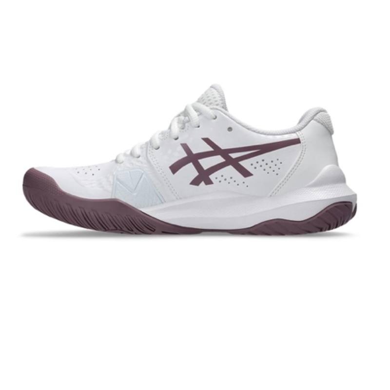 Asics Womens Gel-Challenger 14 Tennis Shoes White and Dusty Mauve