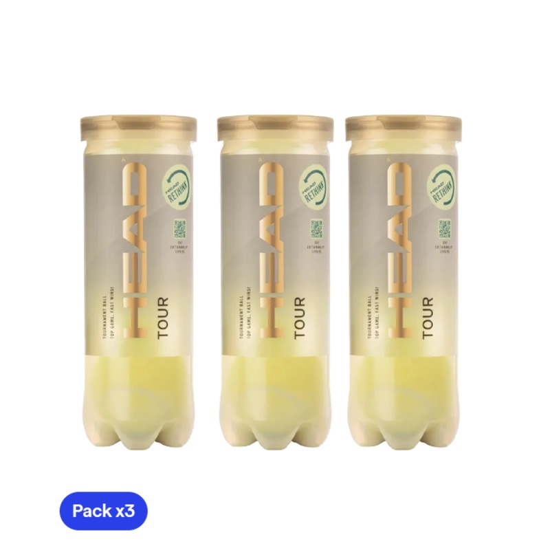 Pelotas HEAD Tour (Pack x3)