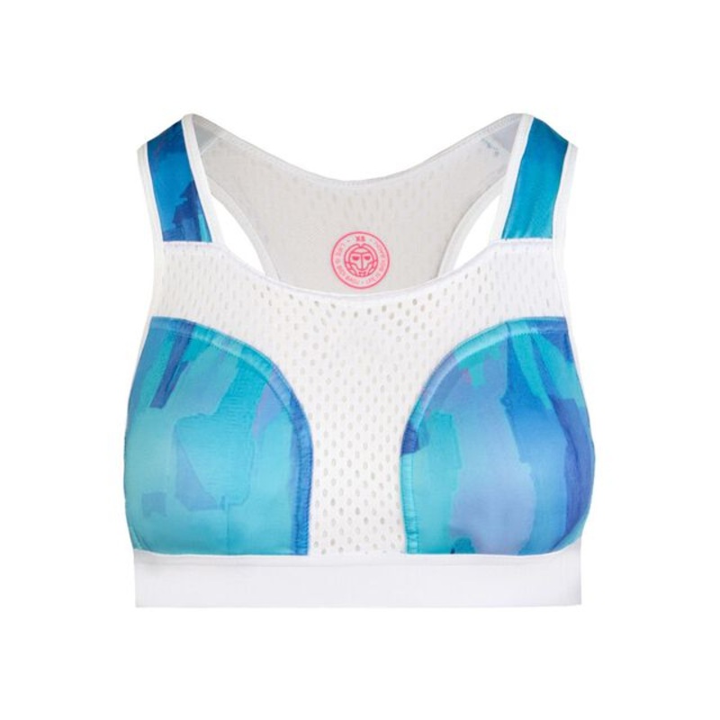 Singa Tech Sports Bras Women – White, Light Blue