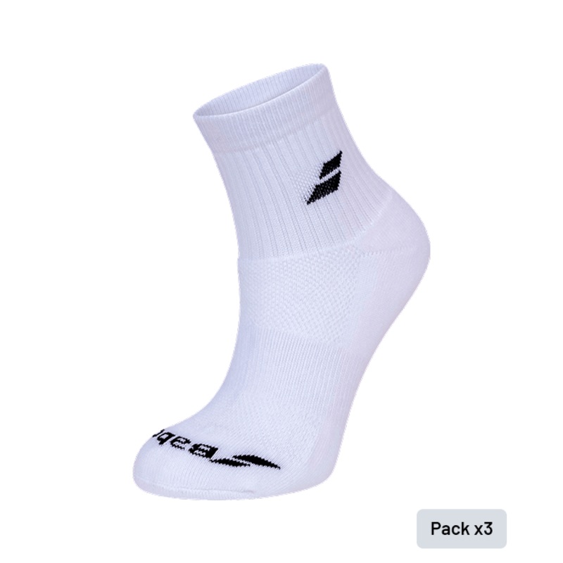 Calcetines Babolat Quarter Blanco (pack x3)