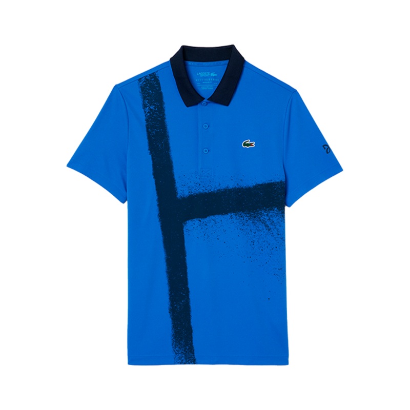 Polo Lacoste Novak Djokovic Azul 2025