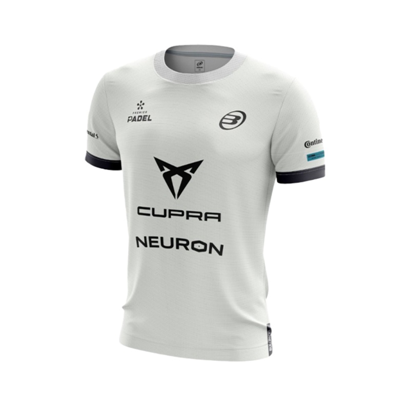Camiseta Bullpadel Marfi Blanca 2025 Fede Chingotto