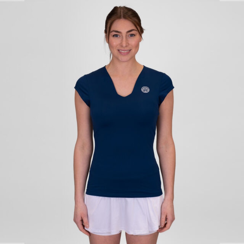 Crew V-Neck T-Shirt Women – Dark Blue