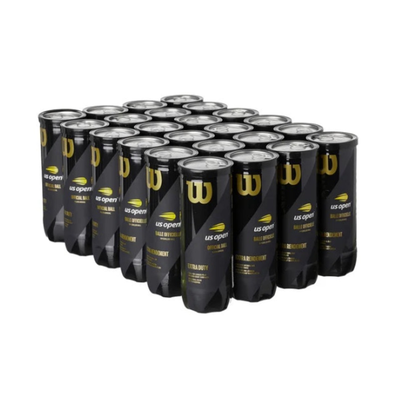 Wilson US Open Extra Duty Tennis Balls – 24 Can Case
