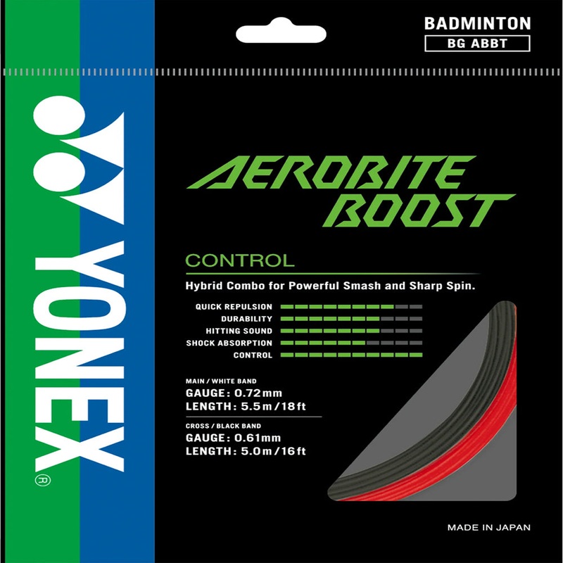 Yonex Badminton String Aerobite Boost – 10m Set & 200m Reel