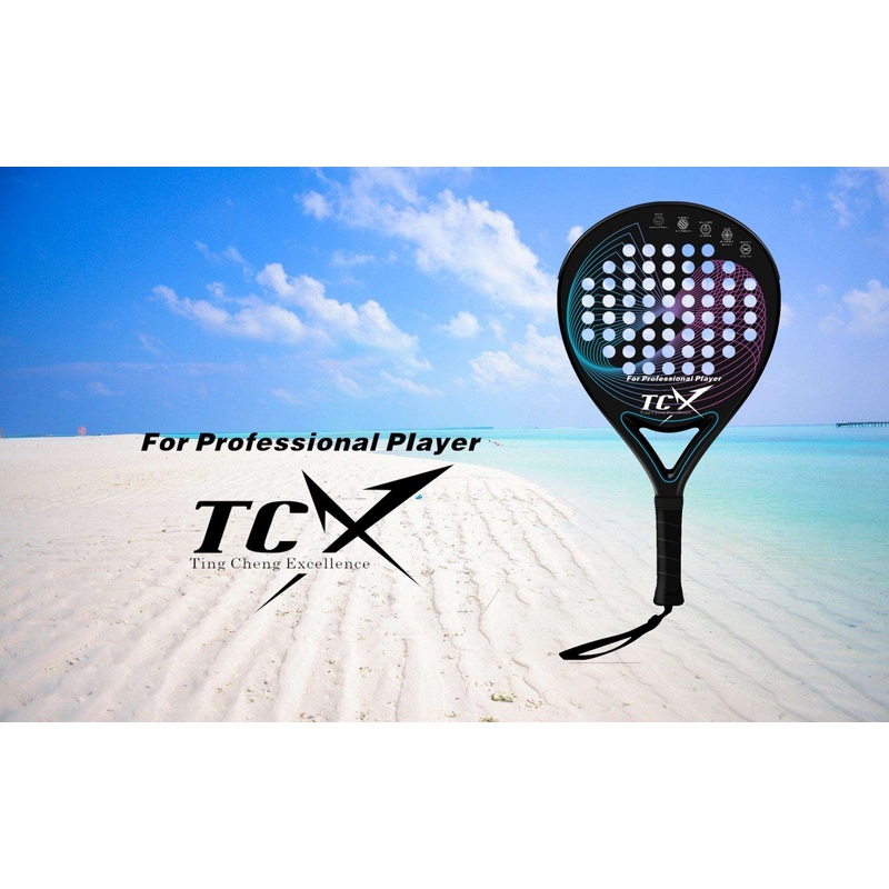 3K Carbon Beach Tennis Racket for Professional Players 2022