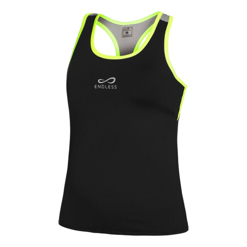 Flow Tank Top Women – Black, Green