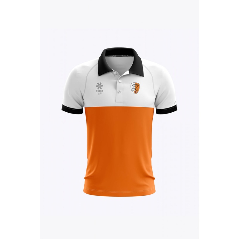 Iluro Women Polo Jersey | White-orange