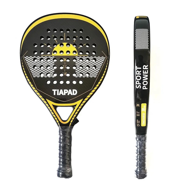 Sandpaper Matte 12K Carbon EVA 17 Diamond Shape for Advanced Players Padel Racket