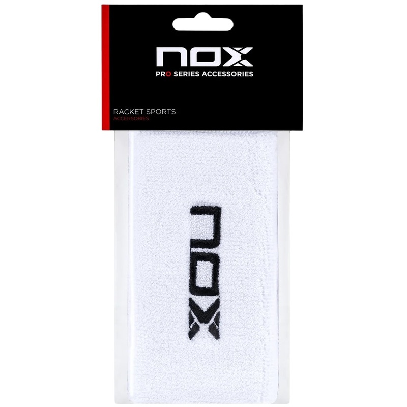 NOX Long Wristband – 2 Pack|White & Black Logo|Black & White Logo